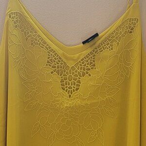 Yellow adjustable strap tank